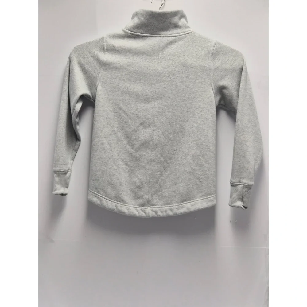 Athleta Girl Inner Strength Funnel Neck Sweatshirt Size XS Heather